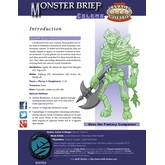 Monster Brief: Golems