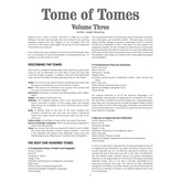 Tome of Tomes: Volume Three