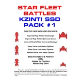 Star Fleet Battles: Kzinti SSD Pack #1