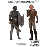 Paper Miniatures: Fantasy Soldiers Set