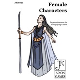 Paper Miniatures: John Kapsalis Female Characters