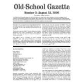 Old School Gazette #2