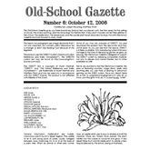 Old School Gazette #6