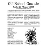 Old School Gazette #11