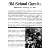 Old School Gazette #10