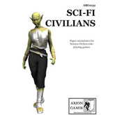 Paper Miniatures: Science Fiction Civilians
