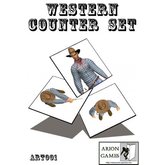 Paper Miniatures: Western Counter Set