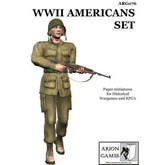 Paper Miniatures: WWII Americans Set