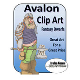 Avalon Clip Art, Fantasy Dwarfs