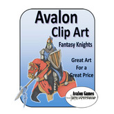 Avalon Clip Art, Fantasy Knights