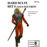 Paper Miniatures: Hard SciFi Set I: Salvage Crew
