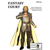 Paper Miniatures: Fantasy Court Set