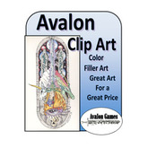 Avalon Clip Art, Color Filler Art