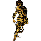 Clipart Critters 121 - Tigerwoman