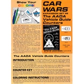 Car Wars Expansion Set 6 - The AADA Vehicle Guide Counters 