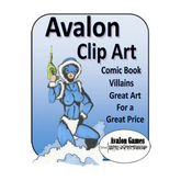 Avalon Clip Art, Comic Book Villains