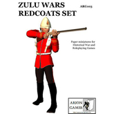 Paper Miniatures: Zulu Wars Redcoats Set