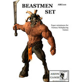 Paper Miniatures: Beastmen Set