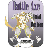 Battle Axe, Undead Bone Golem