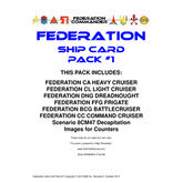 Federation Commander: Federation Ship Card Pack #1