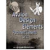 Avalon Design Elements, Parchment Set #11