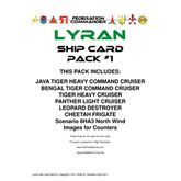 Federation Commander: Lyran Ship Card Pack #1 