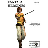 Paper Miniatures: Fantasy Heroines Set