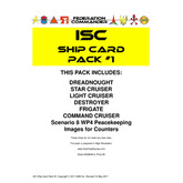 Federation Commander: ISC Ship Card Pack #1
