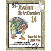 Avalon Clip Art Characters, Goblin 1