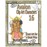 Avalon Clip Art Characters, Minotaur