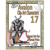 Avalon Clip Art Characters, Star Knight 5