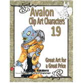 Avalon Clip Art Characters, Alien 2