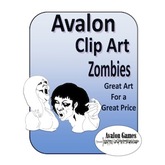 Avalon Clip Art, Zombies