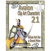 Avalon Clip Art Characters, Star Knight 6