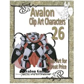 Avalon Clip Art Characters, Star Knight 8