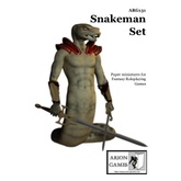 Paper Miniatures: Snakemen Set
