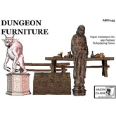 Paper Miniatures: Dungeon Furniture Set