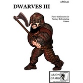 Paper Miniatures: Dwarves III Set