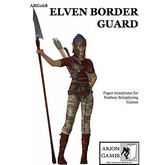 Paper Miniatures: Elven Border Guard Set